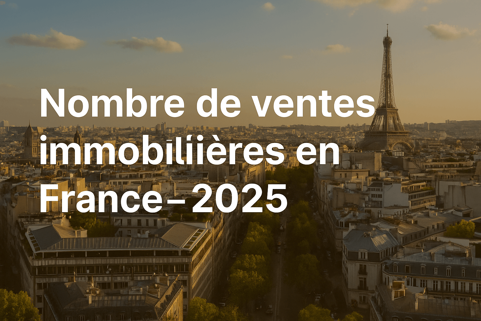 Evolution Immobilier France
